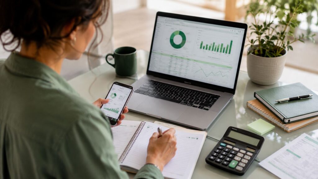O que é dívida ativa? entenda como funciona e como regularizar 2 Planejamento financeiro com acompanhamento de despesas e orçamento mensal para evitar atrasos em contas e obrigações fiscais.