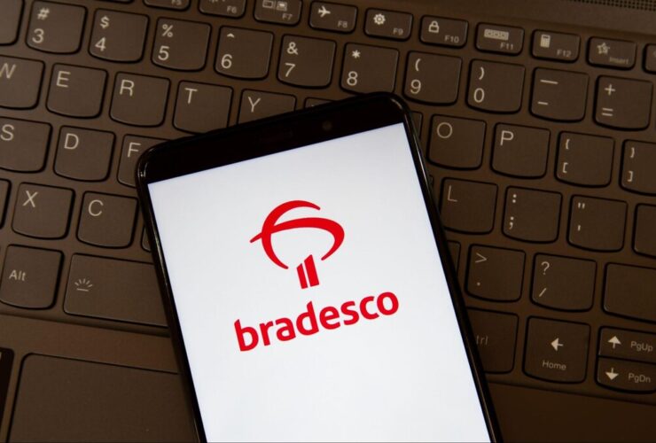 aplicativo do Open Finance Bradesco no celular