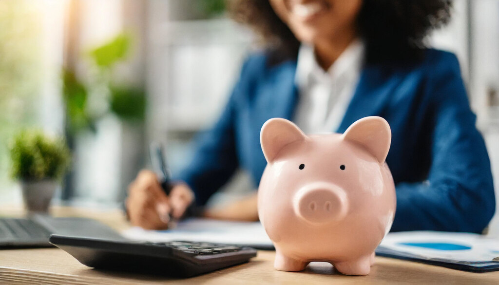 Entenda quanto rende a poupança e se vale a pena investir 4 cofrinho em escritório representando quanto rende a poupança